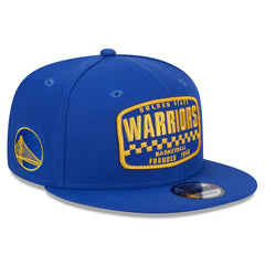 Golden State Warriors Rally Drive Finish Line Patch 9FIFTY Snapback Hat for sale Royal | New Era US