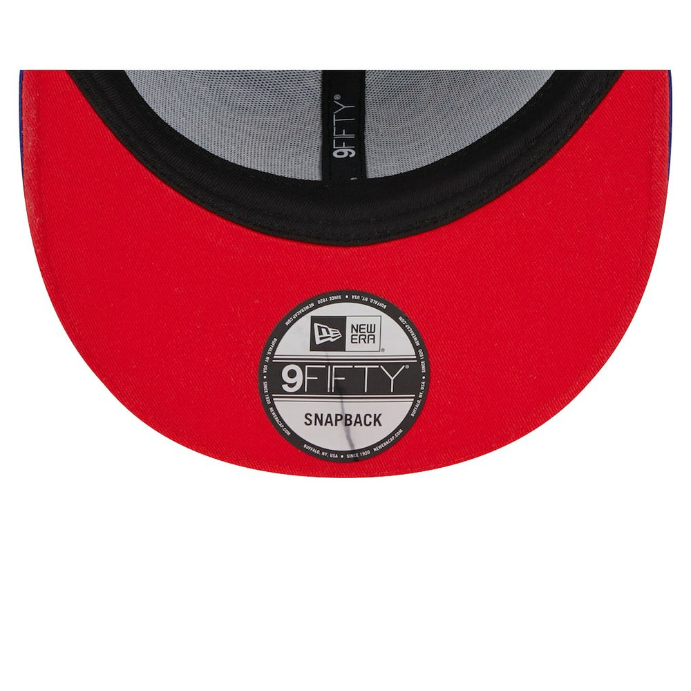 Philadelphia 76ers Rally Drive Flames 9FIFTY Snapback Hat Royal | New Era for sale