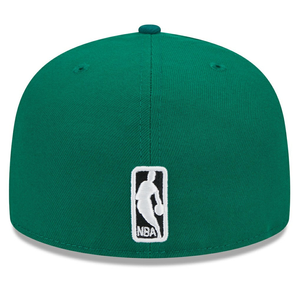 Boston Celtics Rally Drive Checkerboard 59FIFTY Crown Fitted Hat Kelly Green | New Era US