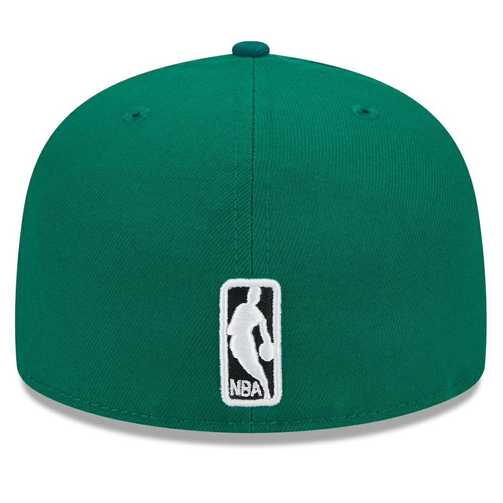 Boston Celtics Rally Drive Checkerboard 59FIFTY Crown Fitted Hat Kelly Green | New Era US