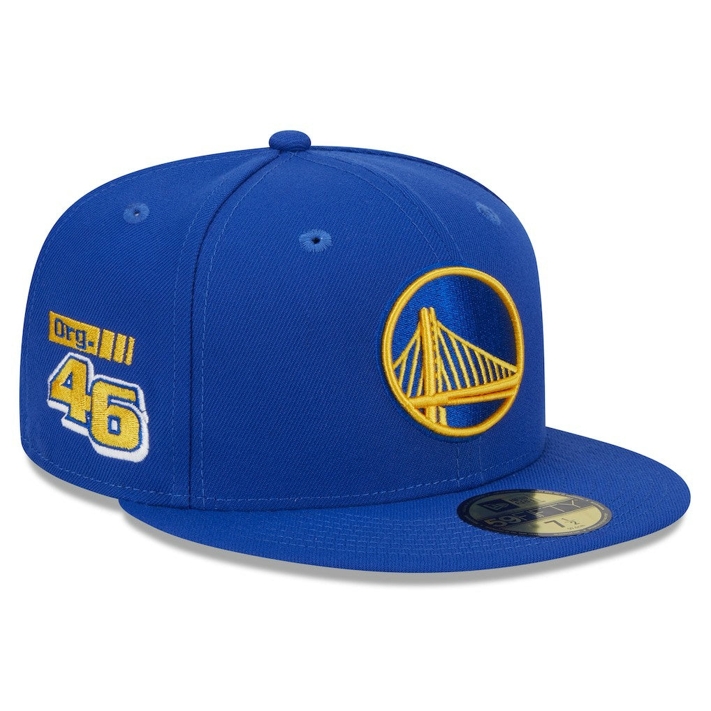 Golden State Warriors Rally Drive Side Patch 59FIFTY Fitted Hat for sale Royal | New Era for sale