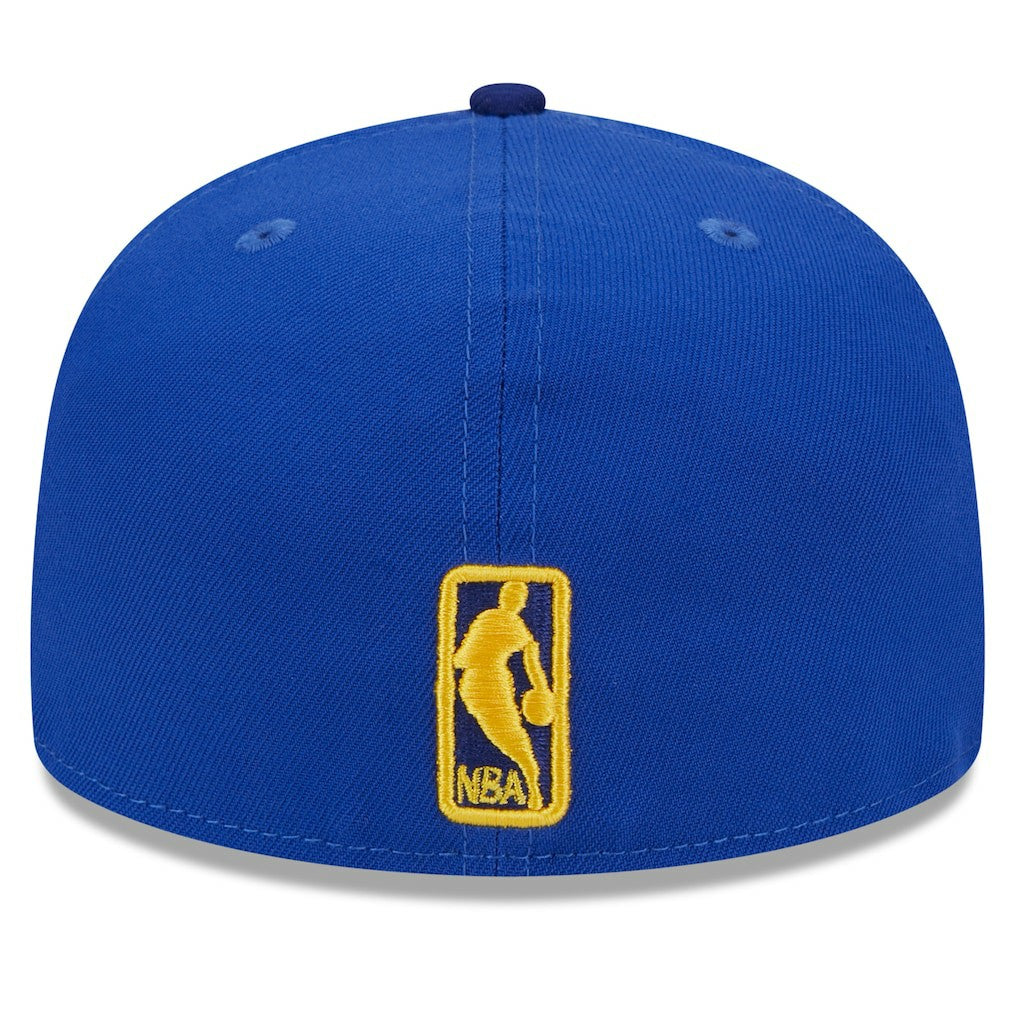 Golden State Warriors Rally Drive Checkerboard 59FIFTY Crown Fitted Hat for sale Royal | New Era Lifestyle