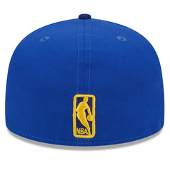 Golden State Warriors Rally Drive Checkerboard 59FIFTY Crown Fitted Hat for sale Royal | New Era Lifestyle