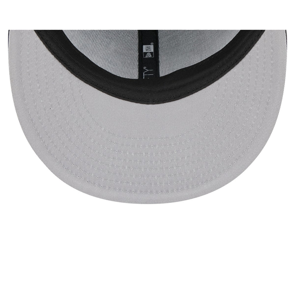 Miami Heat Rally Drive Checkerboard 59FIFTY Crown Fitted Hat Black | New Era