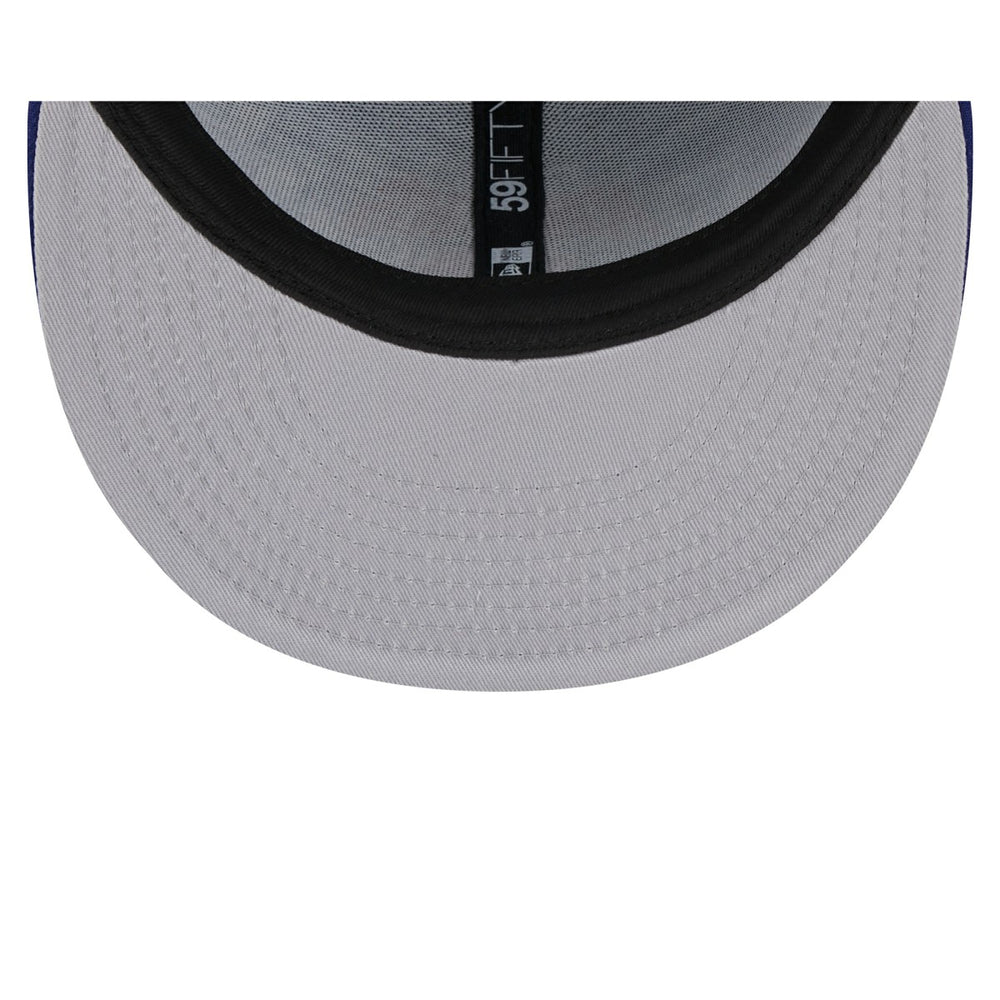 New York Knicks Rally Drive Checkerboard 59FIFTY Crown Fitted Hat Blue | New Era outlet