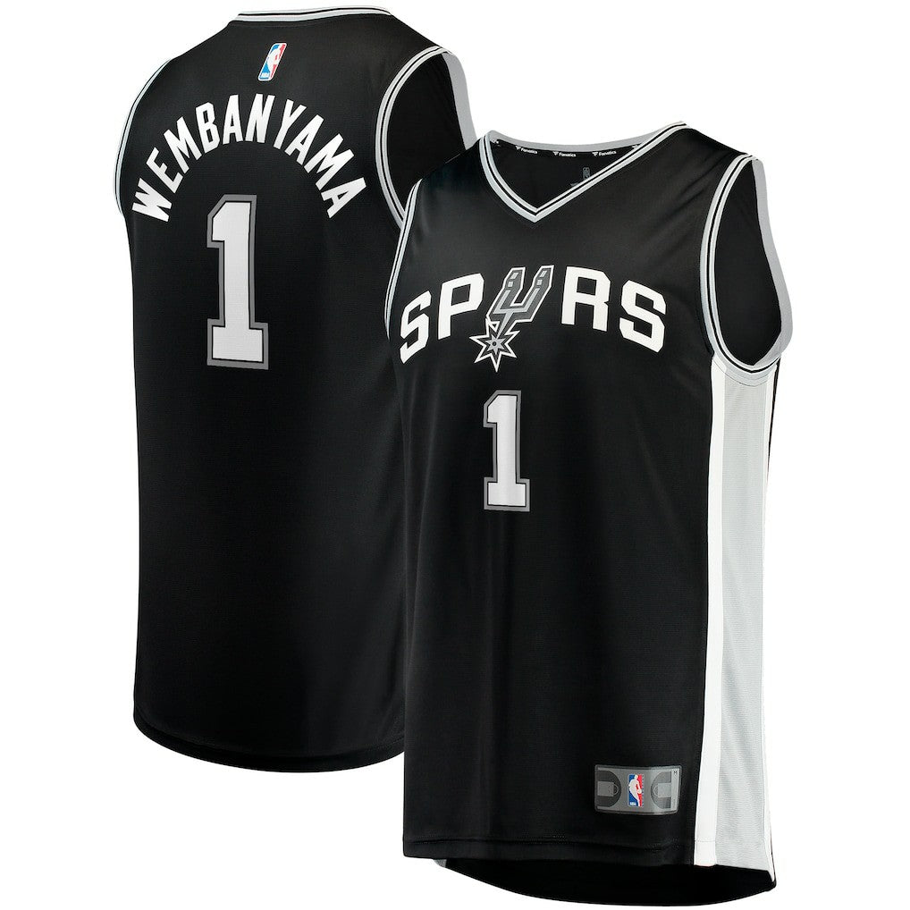 Victor Wembanyama San Antonio Spurs Fast Break Replica Jersey Icon Edition Black | Fanatics Near Me