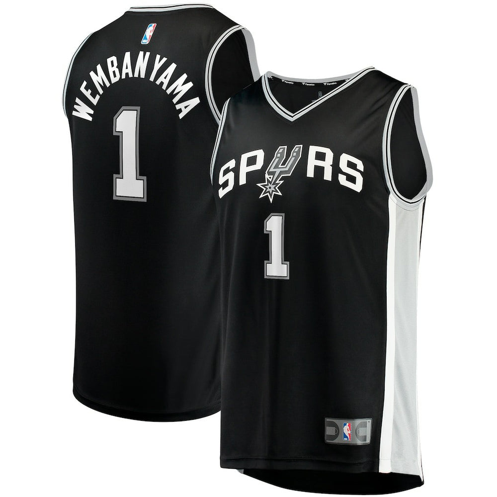Victor Wembanyama San Antonio Spurs Fast Break Replica Jersey Icon Edition Black | Fanatics Near Me