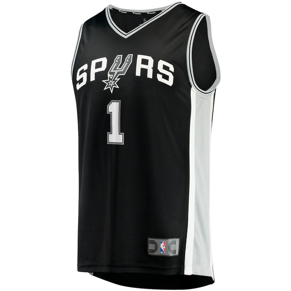 Victor Wembanyama San Antonio Spurs Fast Break Replica Jersey Icon Edition Black | Fanatics Near Me