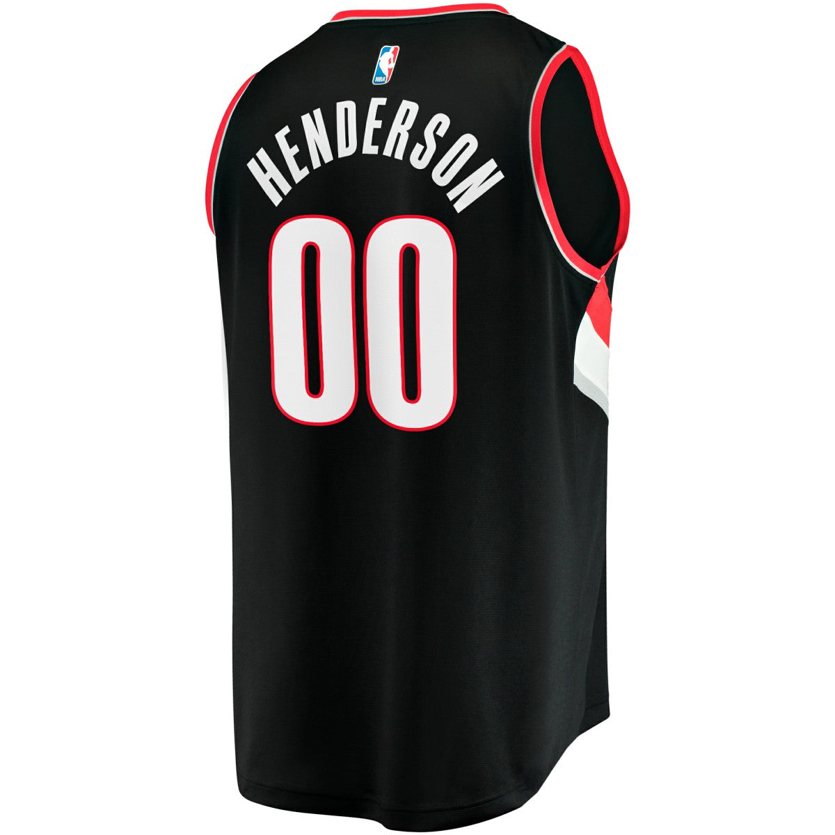 Scoot Henderson Portland Trail Blazers Fast Break Replica Jersey Icon Edition Black | Fanatics