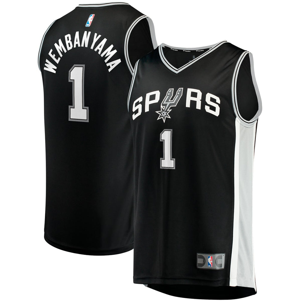 Victor Wembanyama San Antonio Spurs Youth Fast Break Replica Jersey Icon Edition Black | Fanatics Near Me