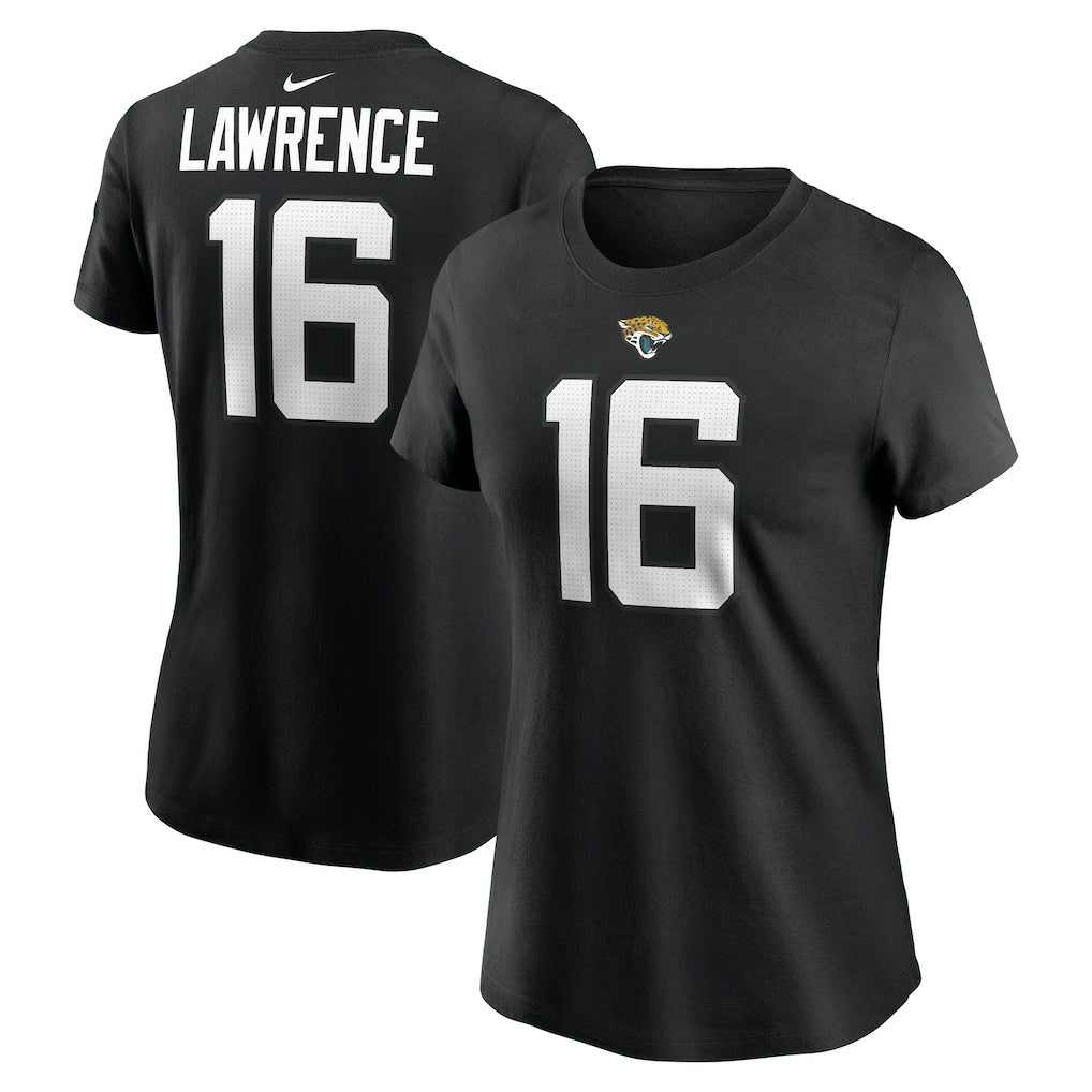 Nike Trevor Lawrence Jacksonville Jaguars Women's Player Name & Number T-Shirt Black