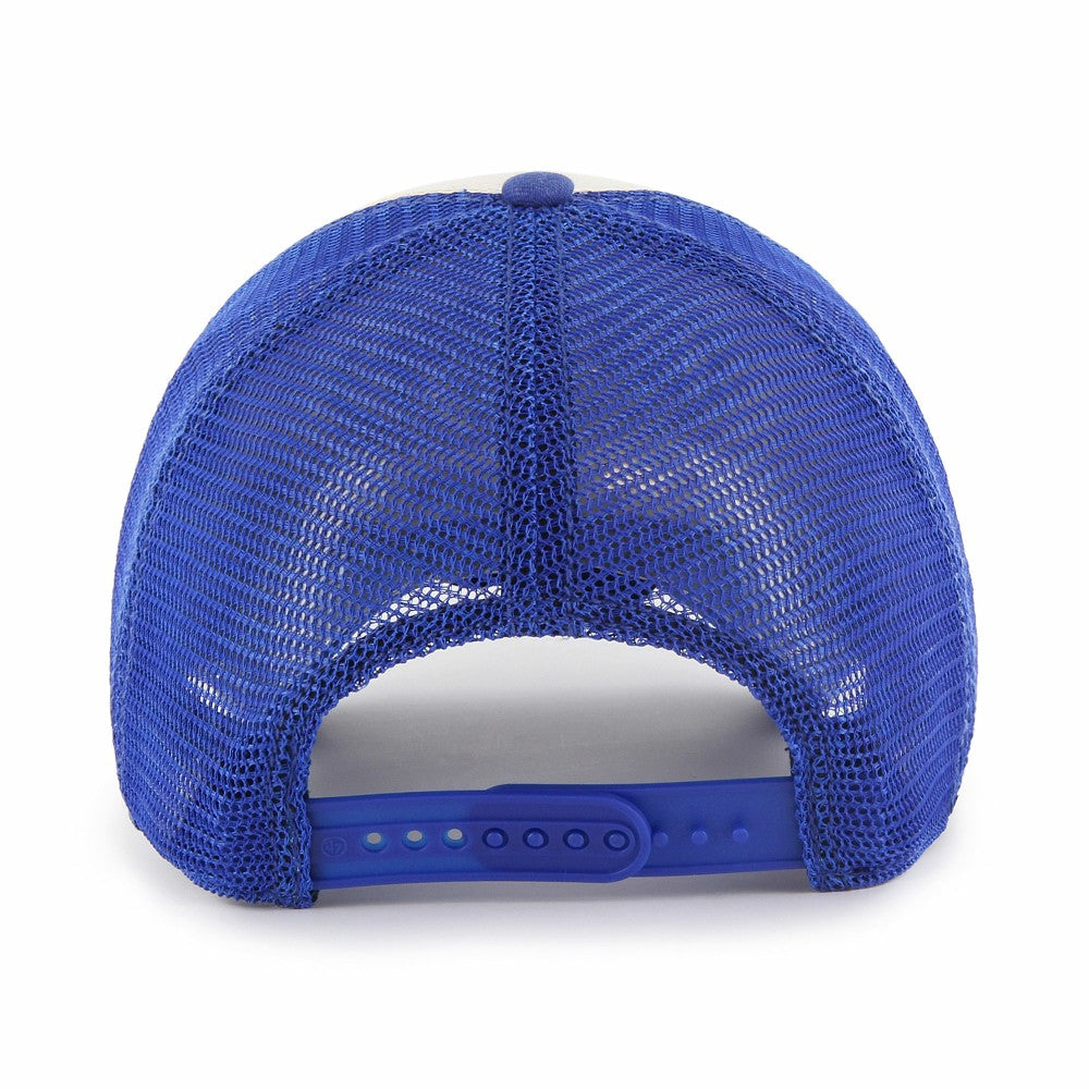 Los Angeles Dodgers '47 Breakout MVP Trucker Adjustable Hat - Cream/Royal - 47 brand Lifestyle