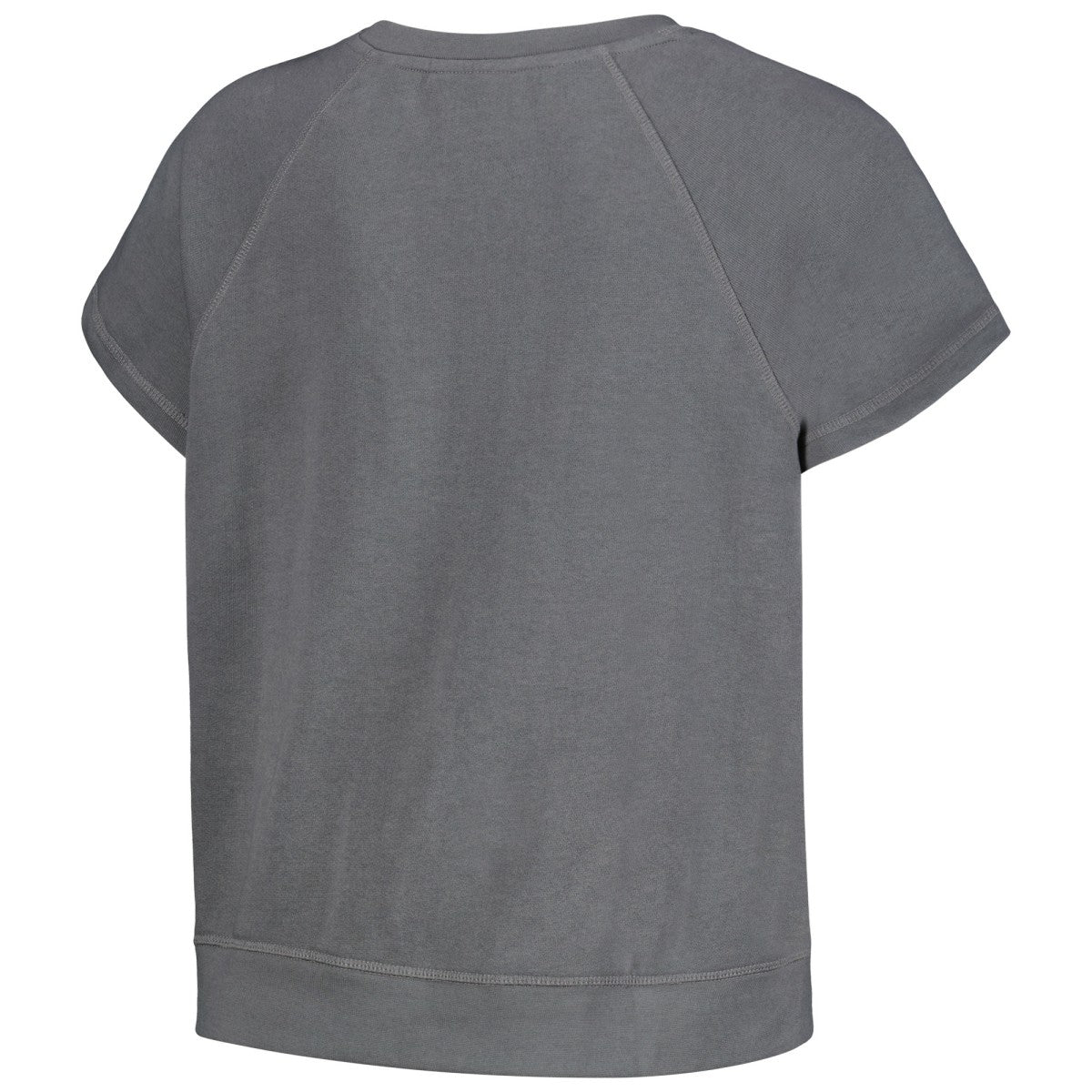 Phoenix Suns The Wild Collective Women's Embroidered Fleece Raglan Short Sleeve Pullover Sweatshirt Gray