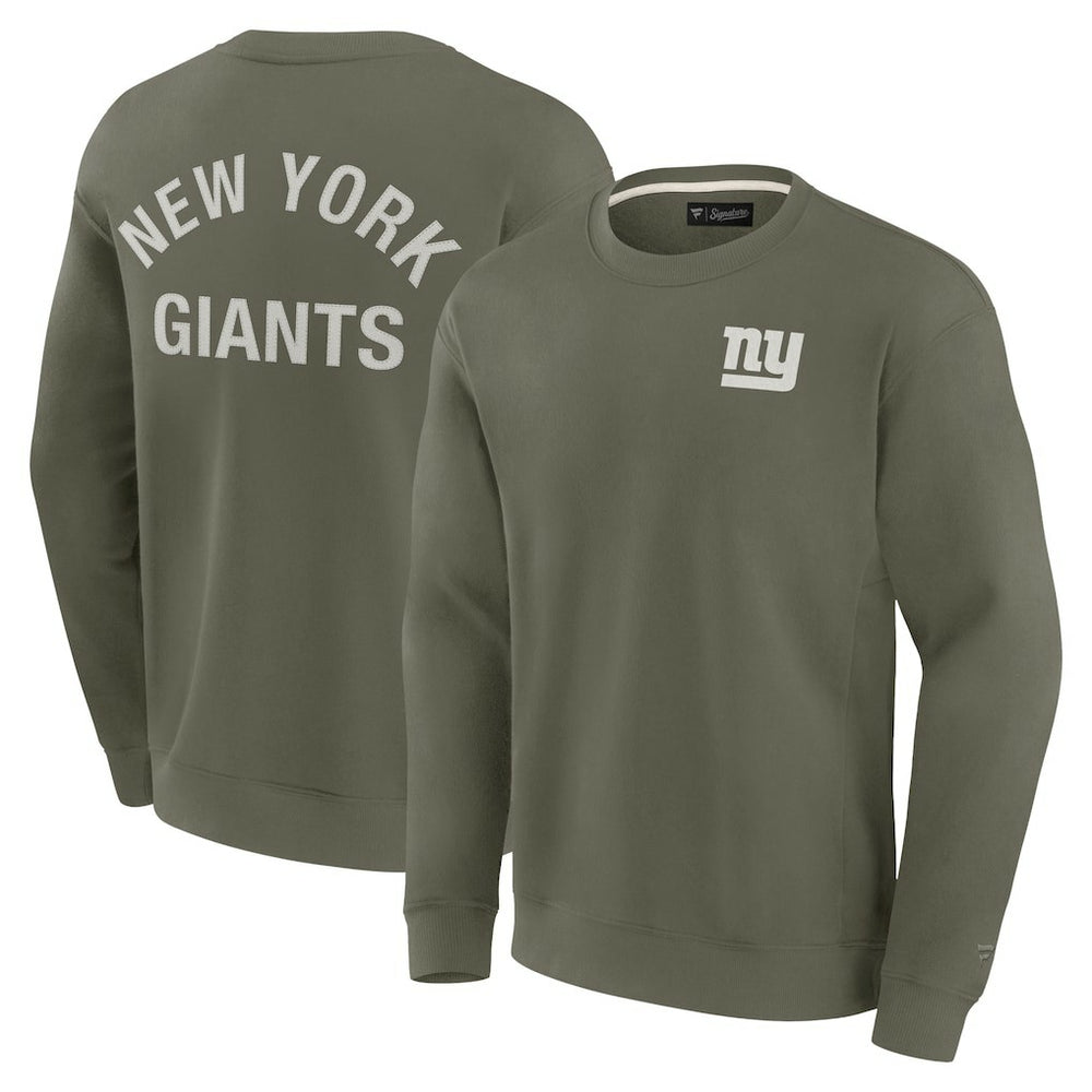 Fanatics New York Giants Unisex Elements Super Soft Pullover Sweatshirt Olive