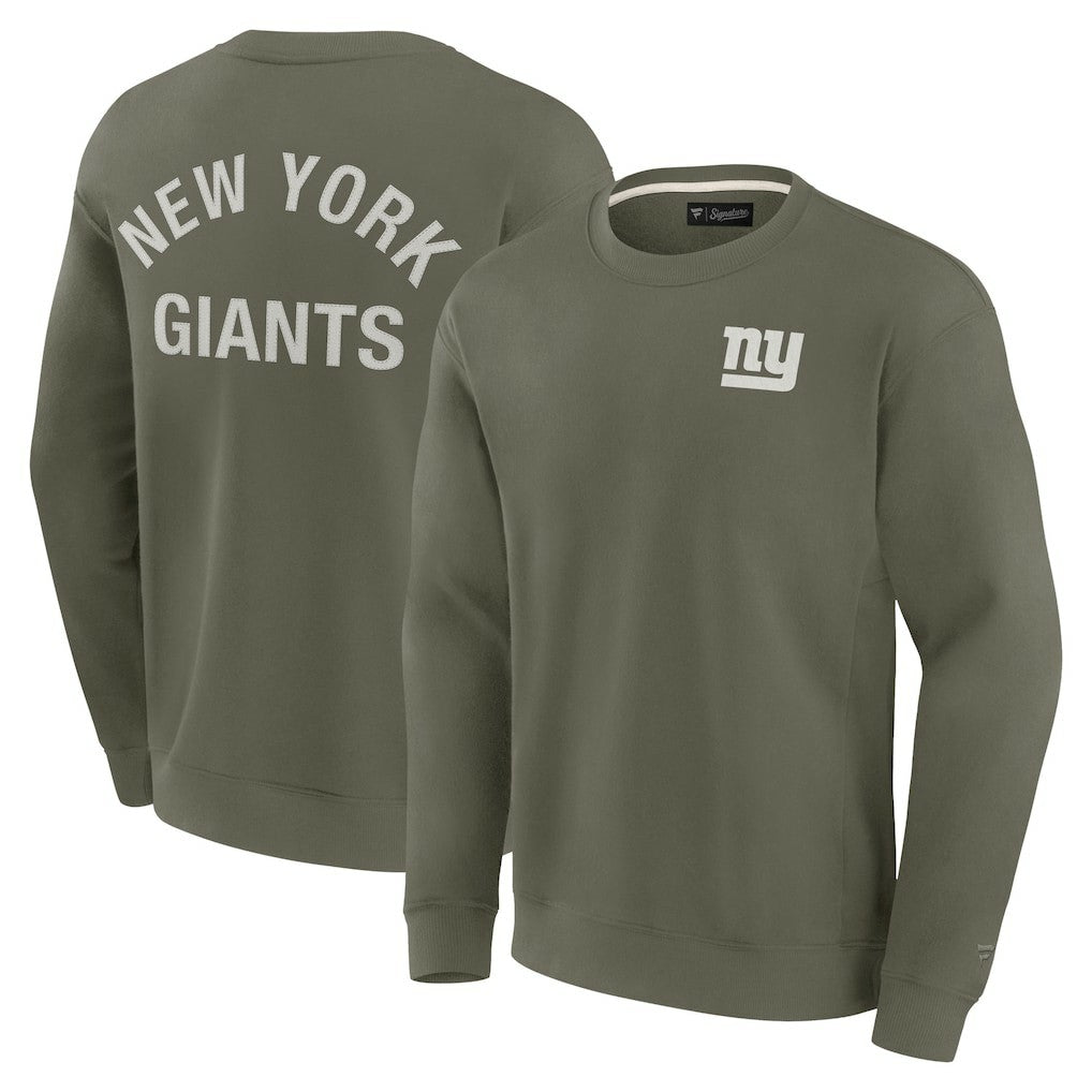 Fanatics New York Giants Unisex Elements Super Soft Pullover Sweatshirt Olive