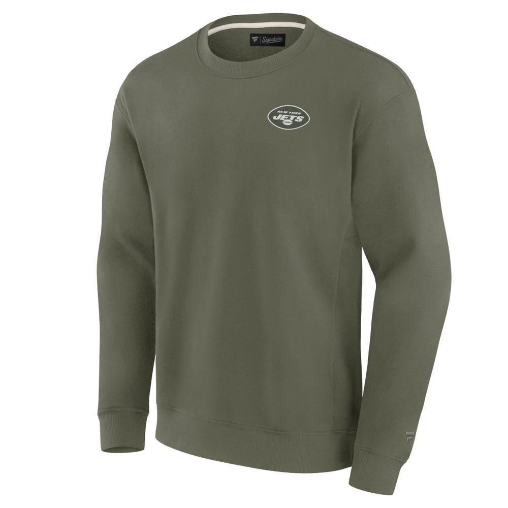 Fanatics New York Jets Unisex Elements Super Soft Pullover Sweatshirt Olive