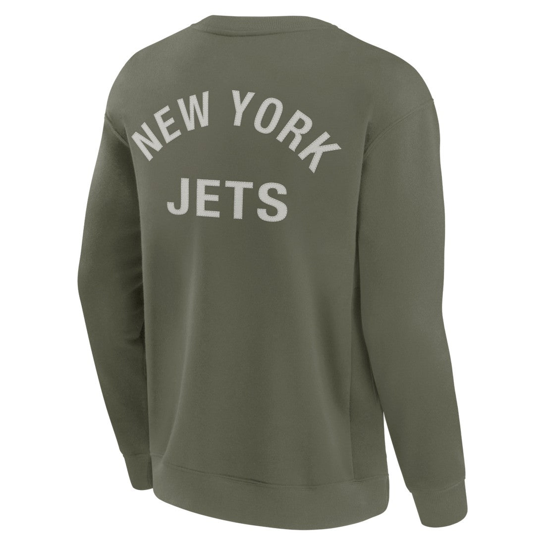 Fanatics New York Jets Unisex Elements Super Soft Pullover Sweatshirt Olive
