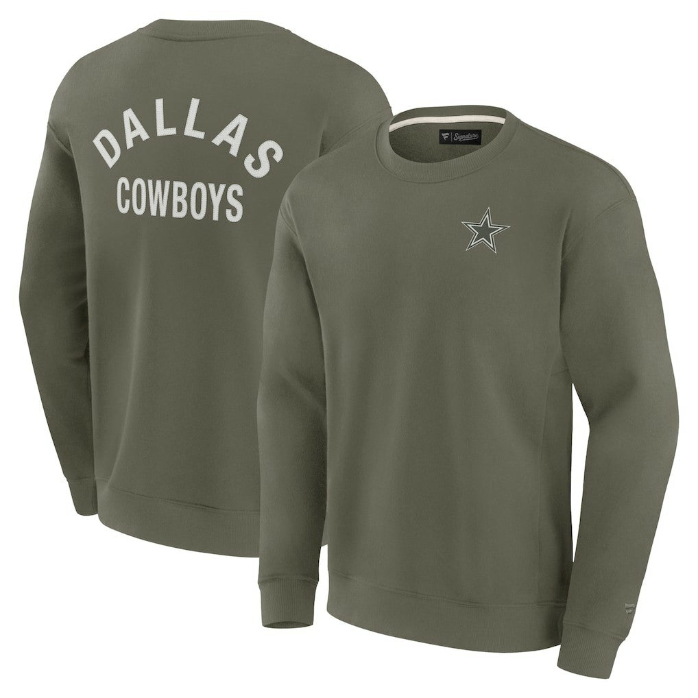 Fanatics Dallas Cowboys Unisex Elements Super Soft Pullover Sweatshirt Olive