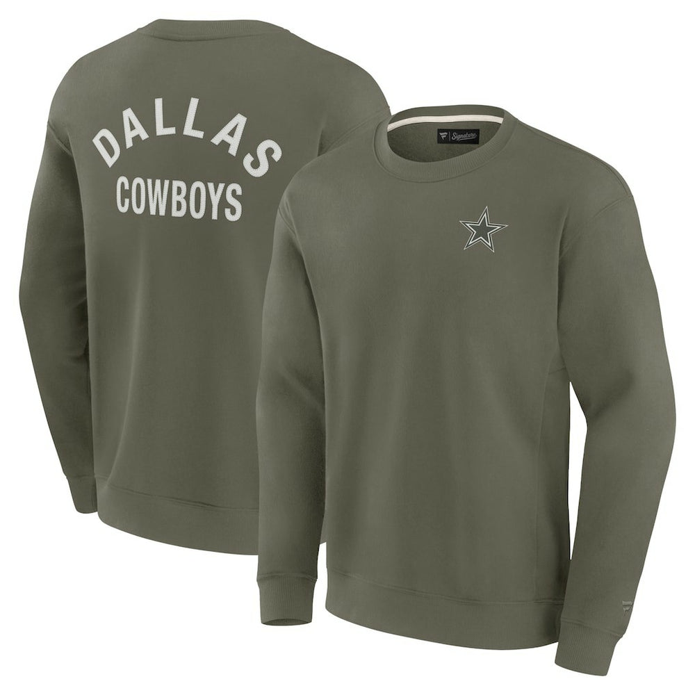 Fanatics Dallas Cowboys Unisex Elements Super Soft Pullover Sweatshirt Olive