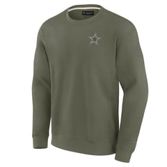 Fanatics Dallas Cowboys Unisex Elements Super Soft Pullover Sweatshirt Olive
