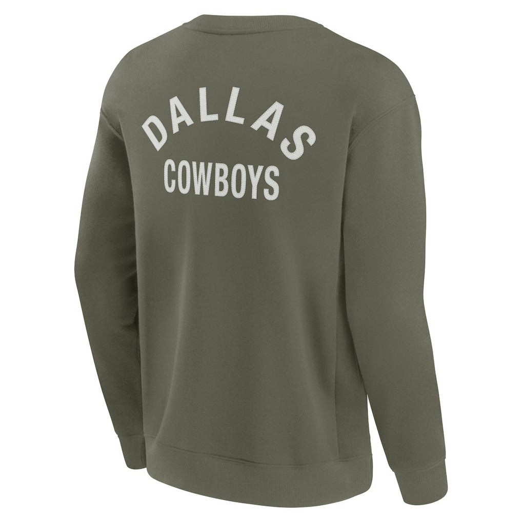 Fanatics Dallas Cowboys Unisex Elements Super Soft Pullover Sweatshirt Olive