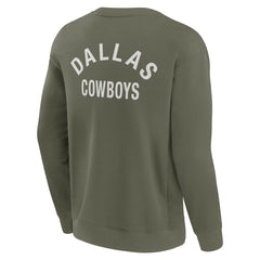 Fanatics Dallas Cowboys Unisex Elements Super Soft Pullover Sweatshirt Olive