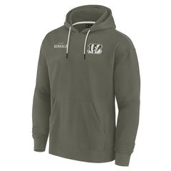 Fanatics Cincinnati Bengals Unisex Elements Super Soft Fleece Pullover Hoodie Olive