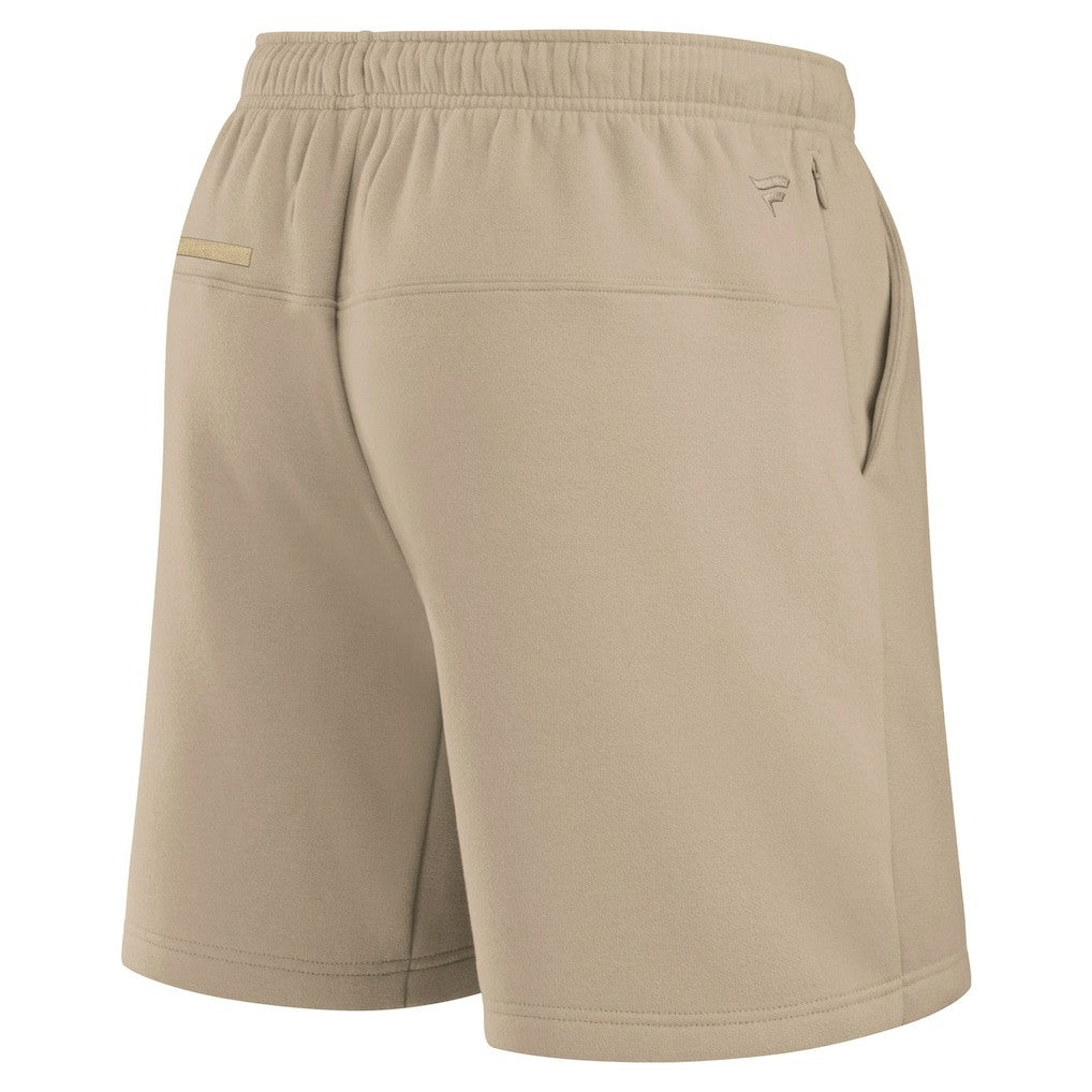 Fanatics Cincinnati Bengals Unisex Elements Super Soft Fleece Shorts Khaki