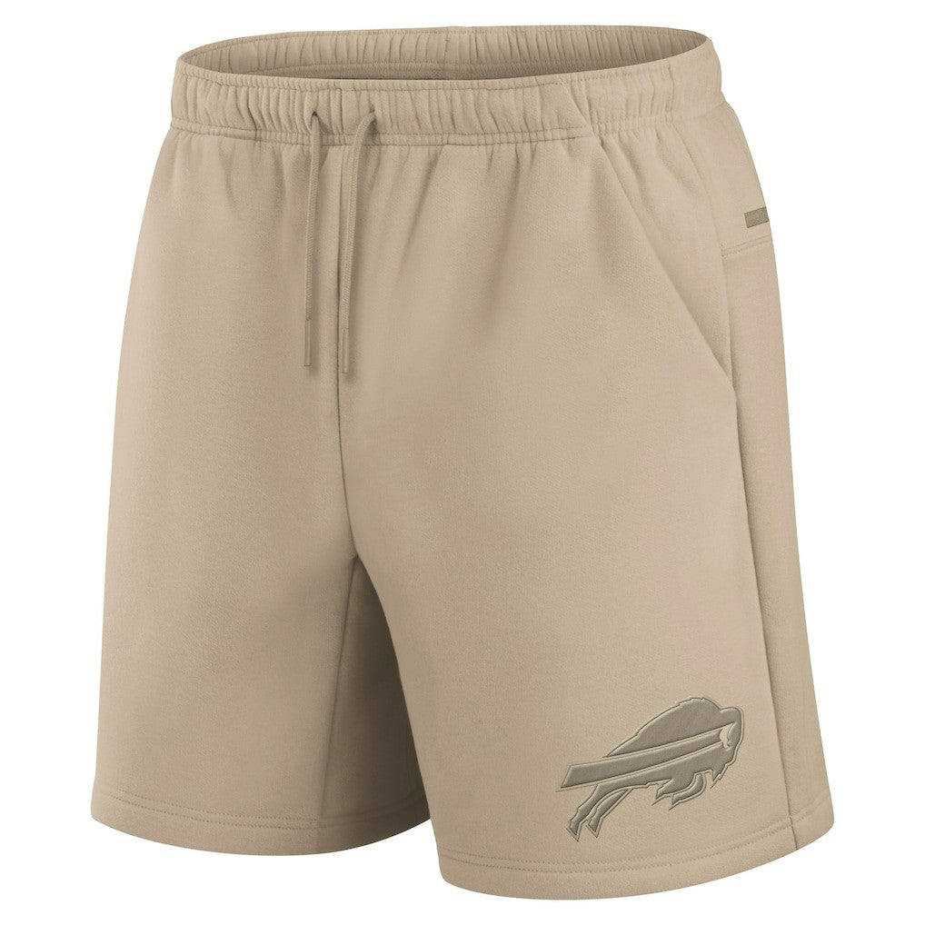 Fanatics Buffalo Bills Unisex Elements Super Soft Fleece Shorts Khaki