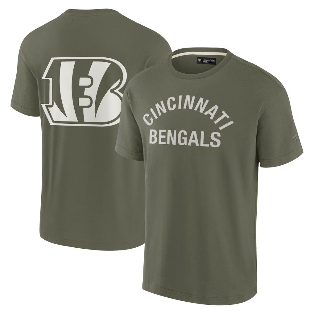 Fanatics Cincinnati Bengals Unisex Elements Super Soft Short Sleeve T-Shirt Olive