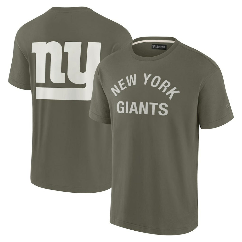 Fanatics New York Giants Unisex Elements Super Soft Short Sleeve T-Shirt Olive