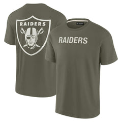 Fanatics Las Vegas Raiders Unisex Elements Super Soft Short Sleeve T-Shirt Olive