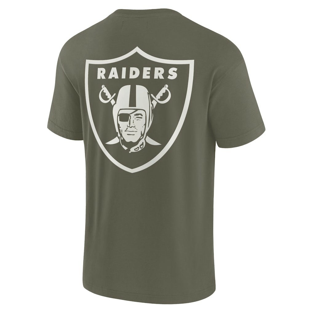 Fanatics Las Vegas Raiders Unisex Elements Super Soft Short Sleeve T-Shirt Olive