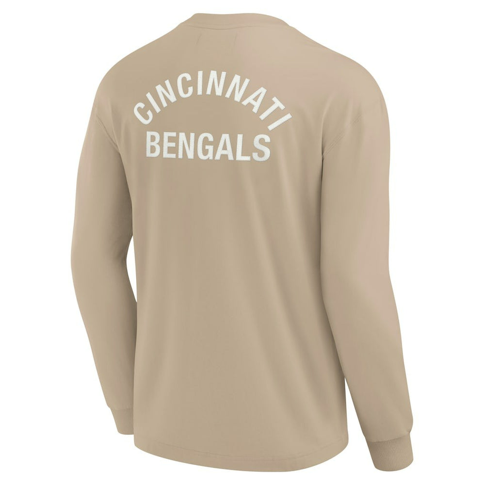 Fanatics Cincinnati Bengals Unisex Elements Super Soft Long Sleeve T-Shirt Khaki