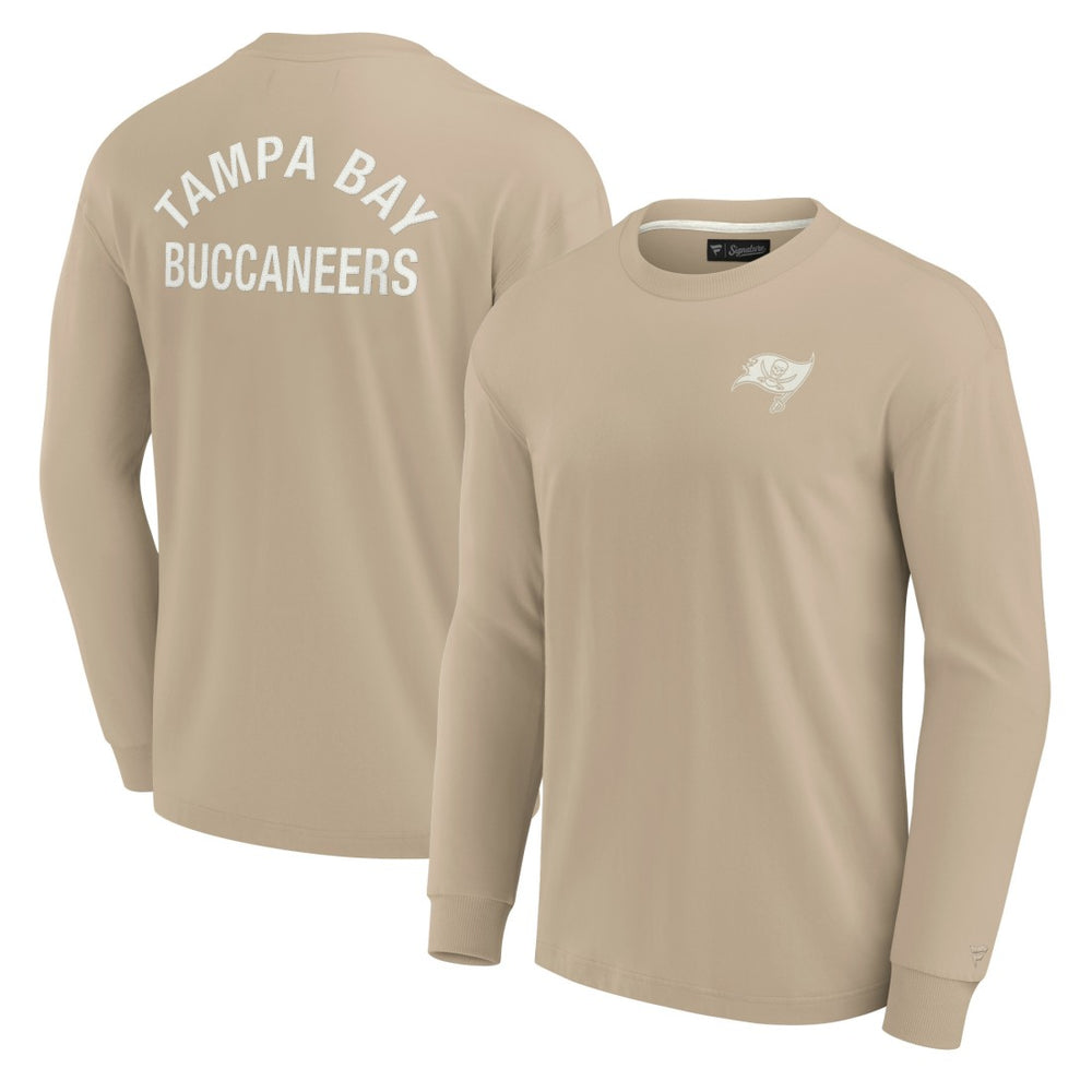 Fanatics Tampa Bay Buccaneers Unisex Elements Super Soft Long Sleeve T-Shirt Khaki