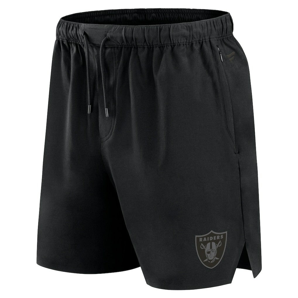 Fanatics Las Vegas Raiders Front Office Micro Tonal Shorts Black