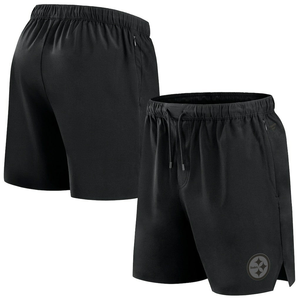 Fanatics Pittsburgh Steelers Front Office Micro Tonal Shorts Black