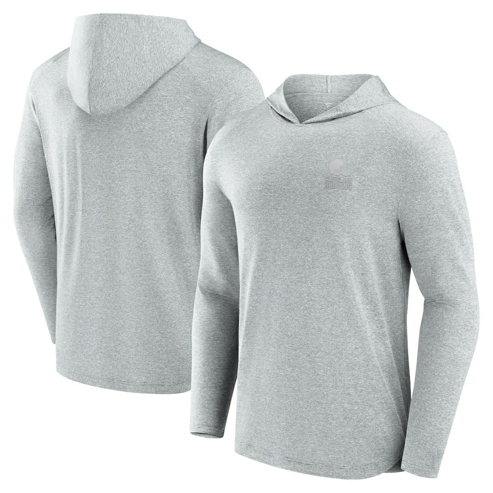 Fanatics Cleveland Browns Front Office Tech Lightweight Hoodie T-Shirt Gray