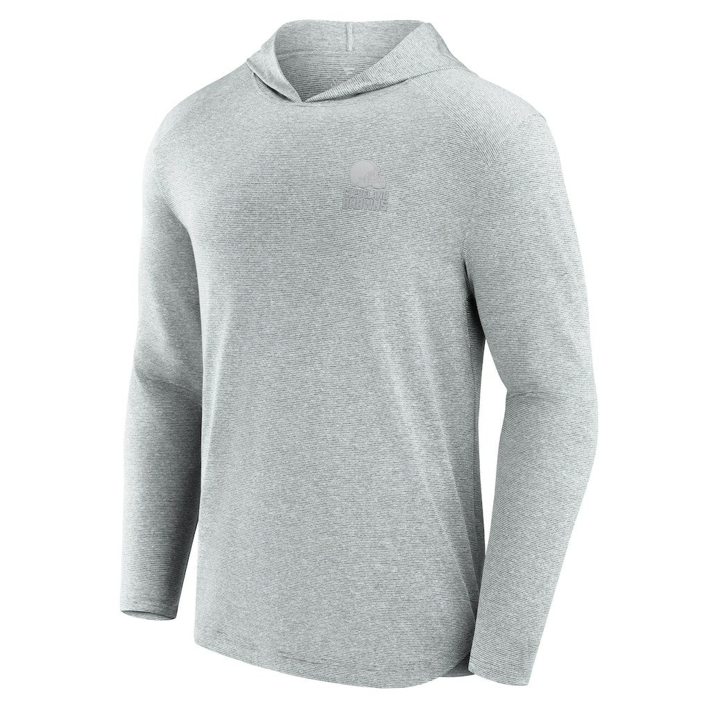 Fanatics Cleveland Browns Front Office Tech Lightweight Hoodie T-Shirt Gray