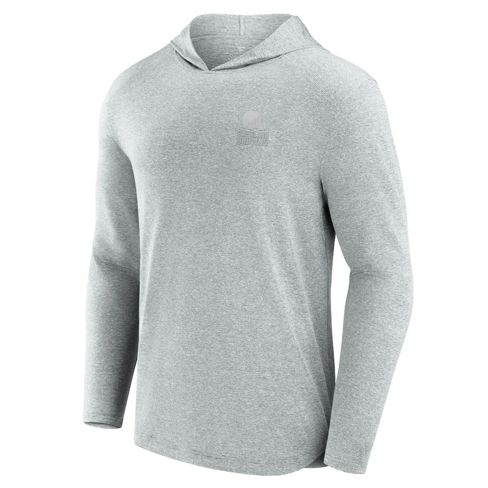 Fanatics Cleveland Browns Front Office Tech Lightweight Hoodie T-Shirt Gray
