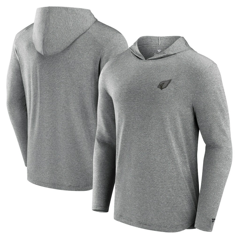 Fanatics Arizona Cardinals Front Office Tech Lightweight Hoodie T-Shirt Gray