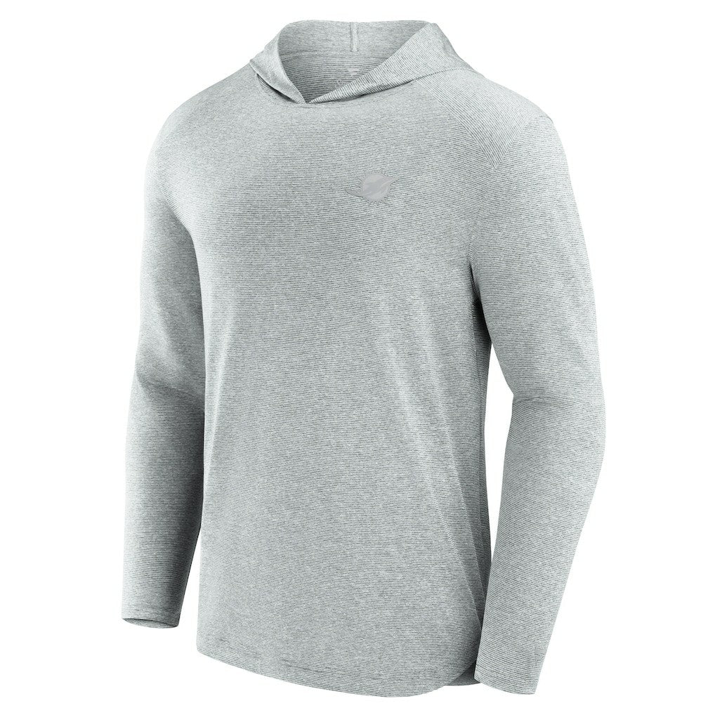 Fanatics Miami Dolphins Front Office Tech Lightweight Hoodie T-Shirt Gray