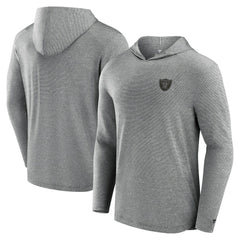 Fanatics Las Vegas Raiders Front Office Tech Lightweight Hoodie T-Shirt Black