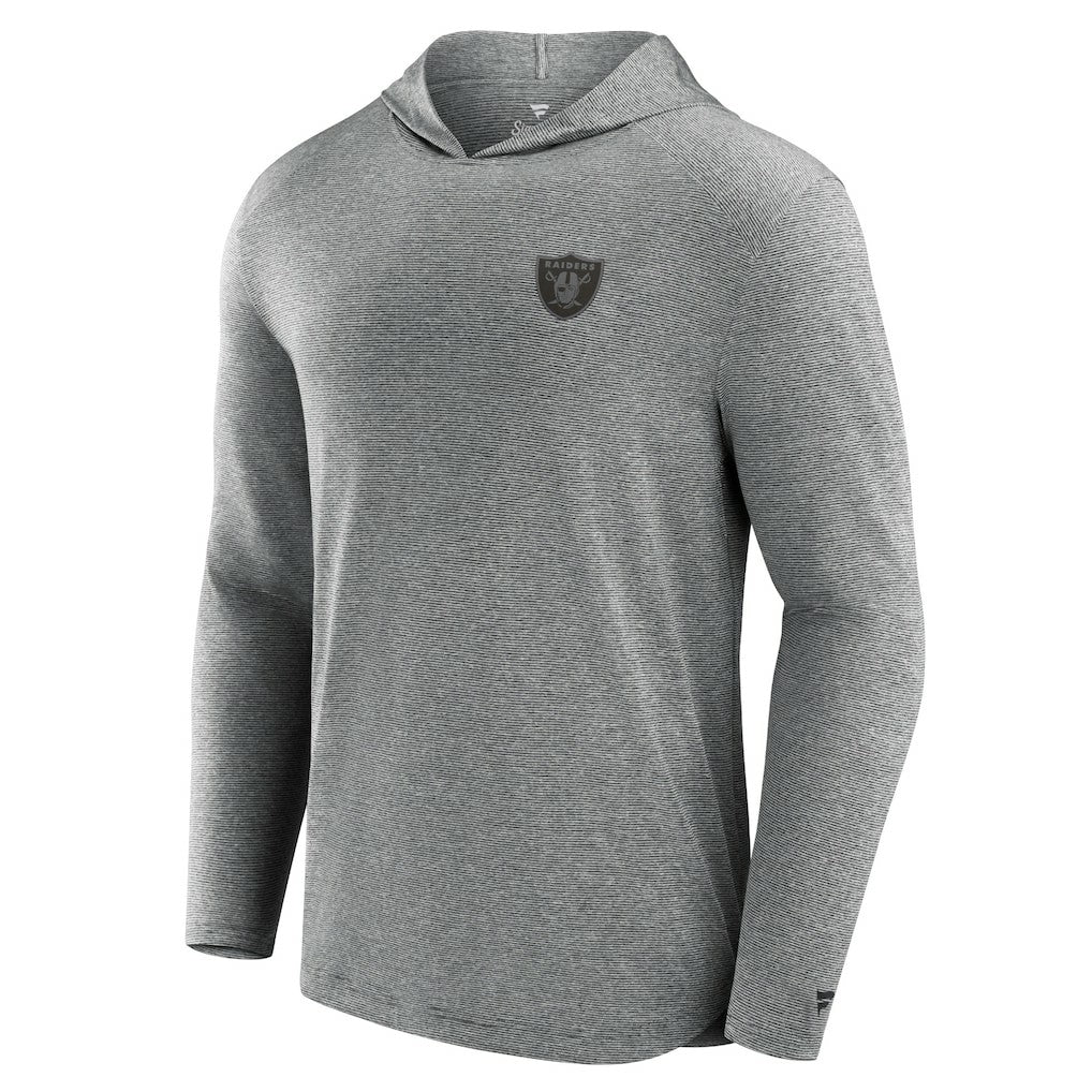 Fanatics Las Vegas Raiders Front Office Tech Lightweight Hoodie T-Shirt Black