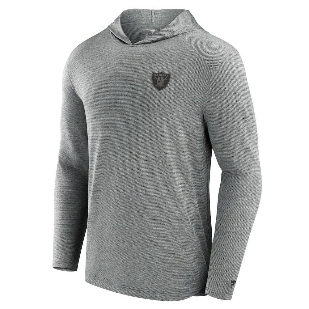 Fanatics Las Vegas Raiders Front Office Tech Lightweight Hoodie T-Shirt Black