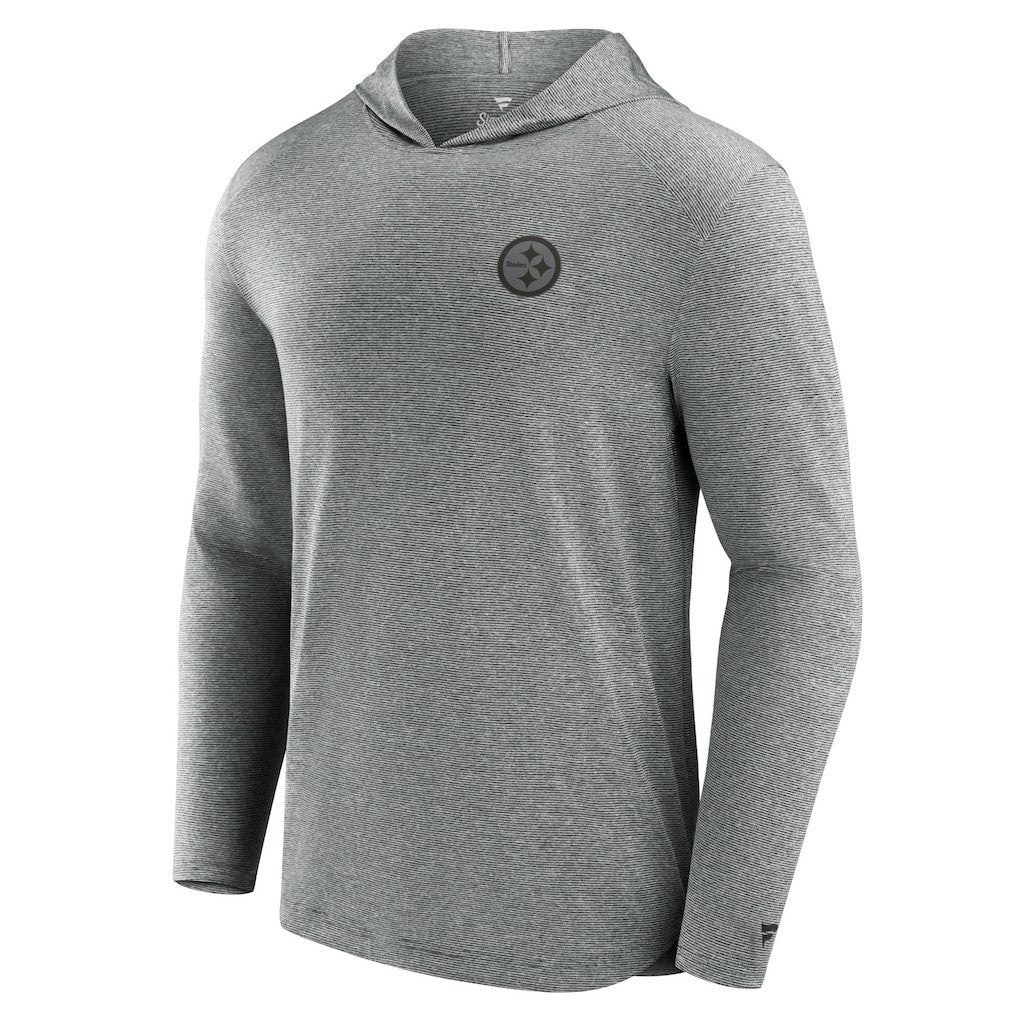 Fanatics Pittsburgh Steelers Front Office Tech Lightweight Hoodie T-Shirt Black