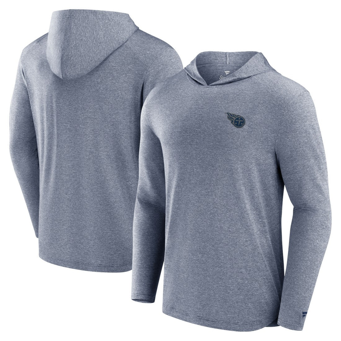 Fanatics Tennessee Titans Front Office Tech Lightweight Hoodie T-Shirt Navy
