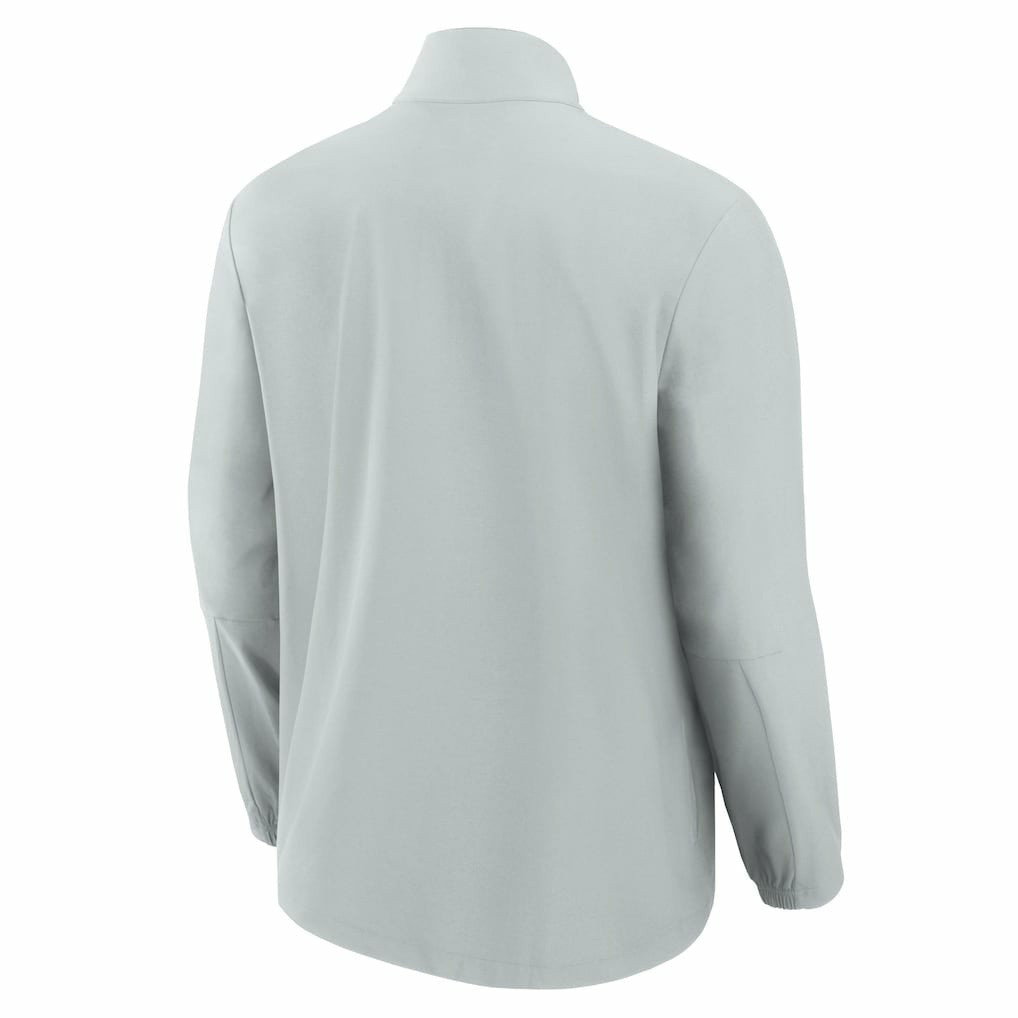 Fanatics Cleveland Browns Front Office Micro Tonal Quarter-Zip Pullover Gray