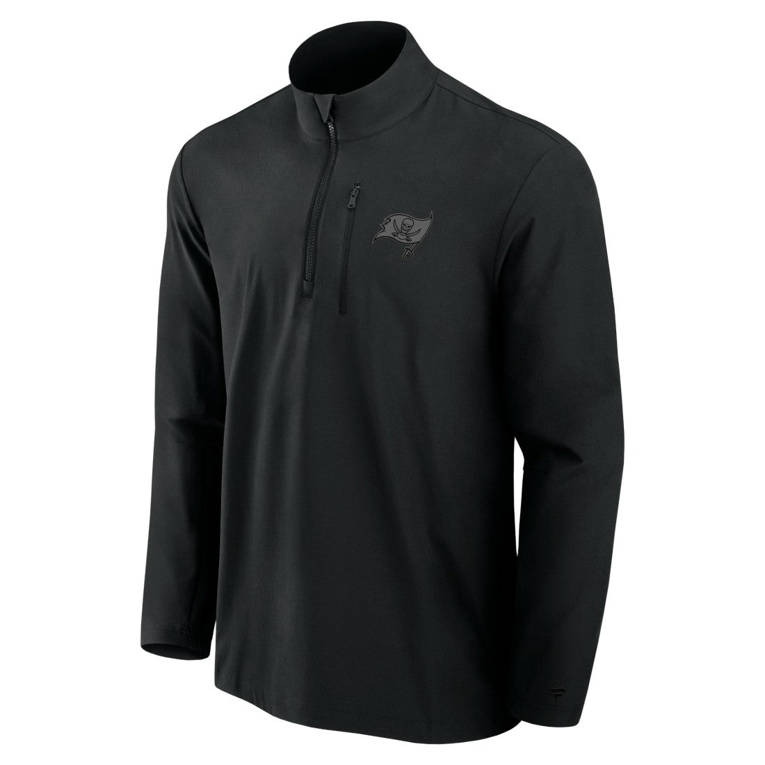 Fanatics Tampa Bay Buccaneers Front Office Micro Tonal Quarter-Zip Pullover Black