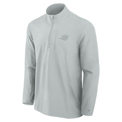 Fanatics Miami Dolphins Front Office Micro Tonal Quarter-Zip Pullover Gray
